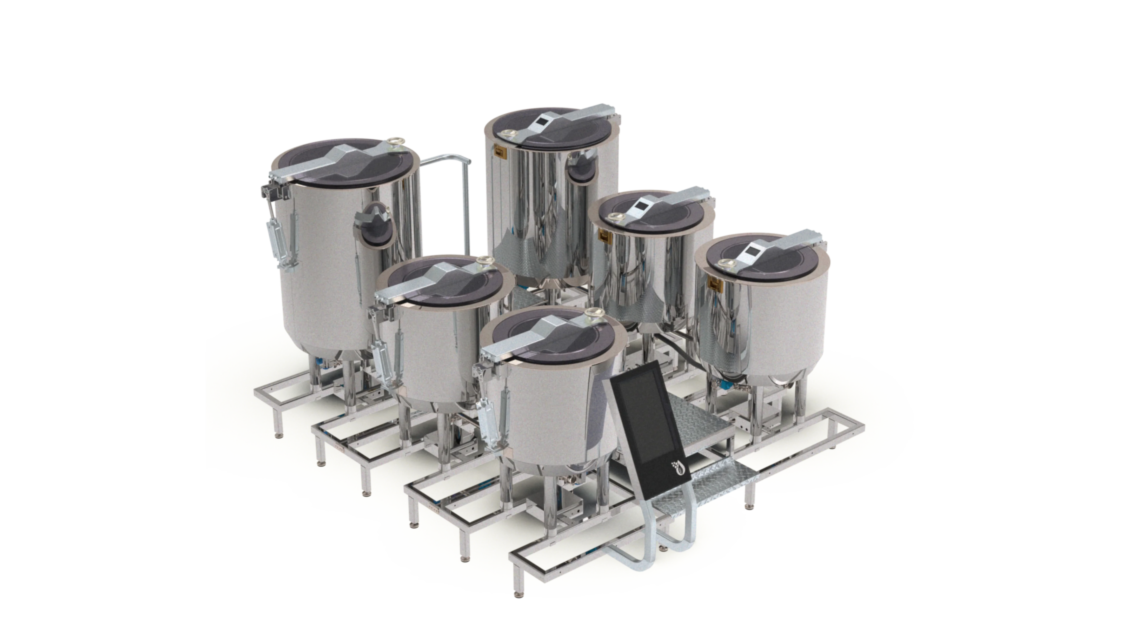 Stainless extraction module on skid